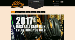 Desktop Screenshot of abbiessports.com